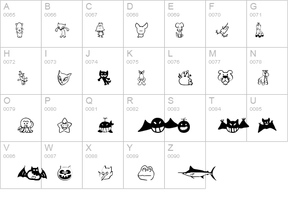 SakabeAnimal02 details - Free Fonts at FontZone.net