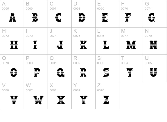 SalloonStripeMiddle details - Free Fonts at FontZone.net