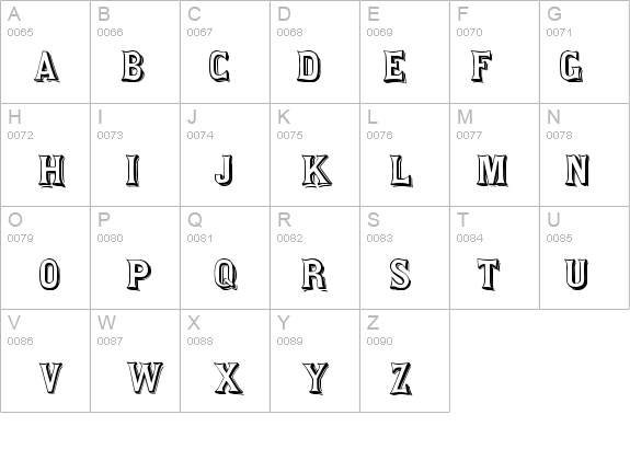 Saloon Display Caps SSi details - Free Fonts at FontZone.net