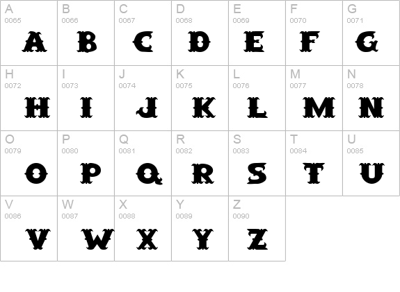 SaloonExt Ext:001.001 details - Free Fonts at FontZone.net