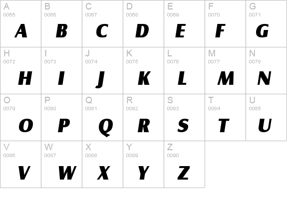Salzburg-ExtraBoldIta details - Free Fonts at FontZone.net