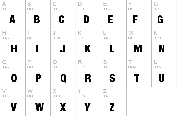 Sans Black Cond. details - Free Fonts at FontZone.net