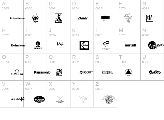 Saru-TradeMarks details - Free Fonts at FontZone.net