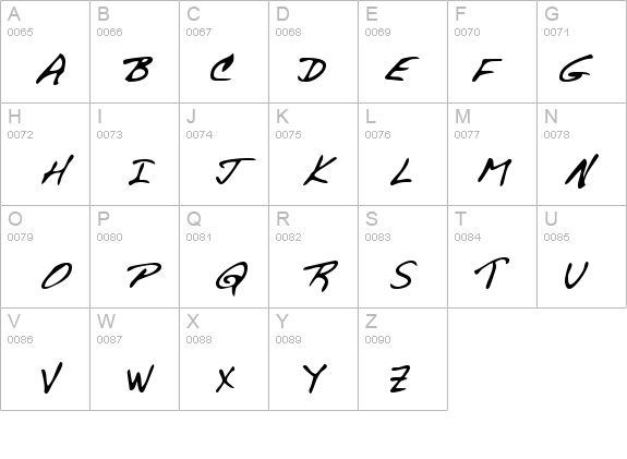 ScottsHand Regular details - Free Fonts at FontZone.net