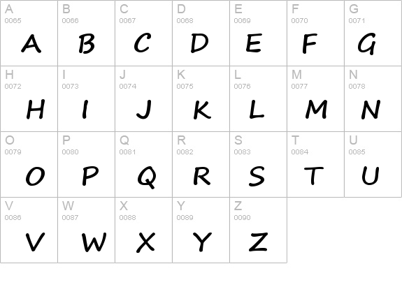 Segoe Print Bold details - Free Fonts at FontZone.net