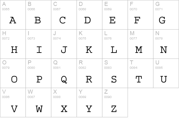Selectric details - Free Fonts at FontZone.net