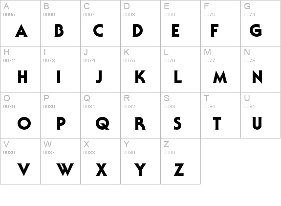 SerifGothicBQ-Heavy details - Free Fonts at FontZone.net