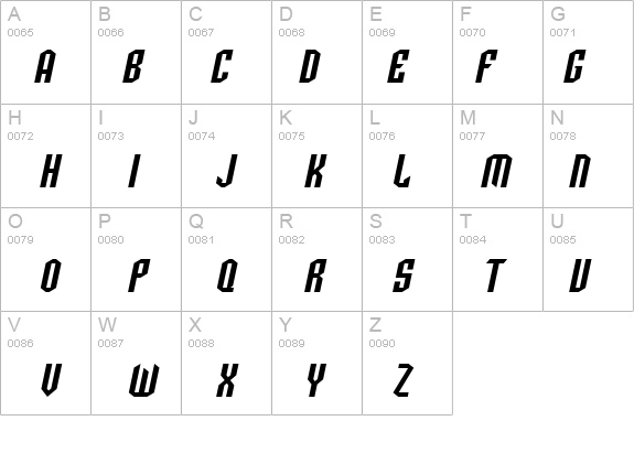 SF Archery Black Oblique details - Free Fonts at FontZone.net
