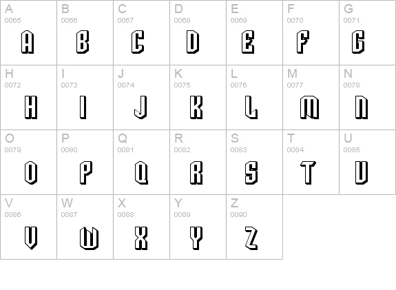 SF Archery Black Shaded details - Free Fonts at FontZone.net