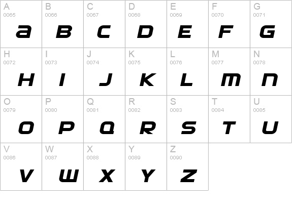 SF Automaton Extended Oblique details - Free Fonts at FontZone.net