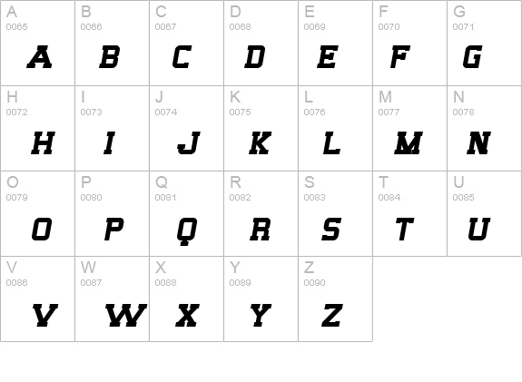 SF Big Whiskey Bold details - Free Fonts at FontZone.net