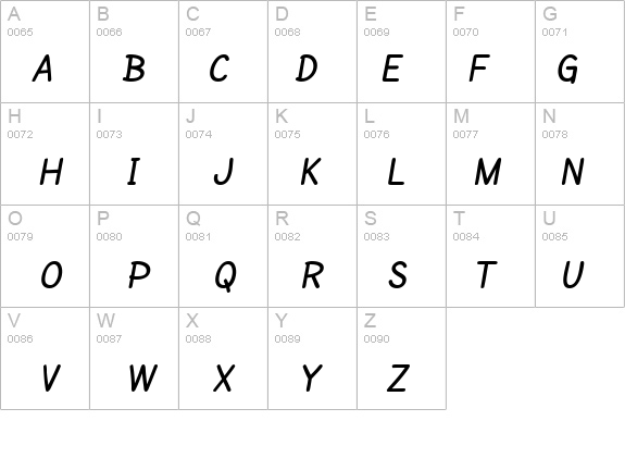 SF Cartoonist Hand Bold details - Free Fonts at FontZone.net