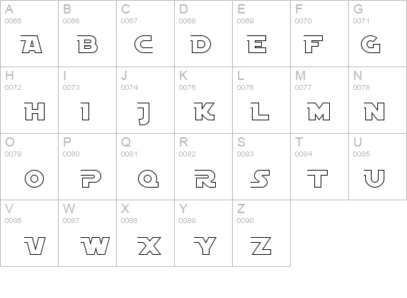 SF Distant Galaxy AltOutline details - Free Fonts at FontZone.net