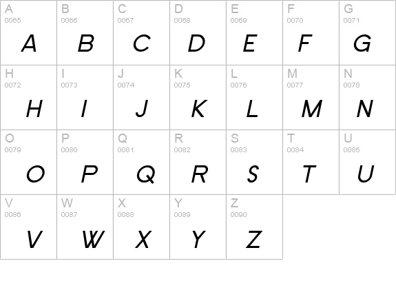 SF Old Republic Italic details - Free Fonts at FontZone.net