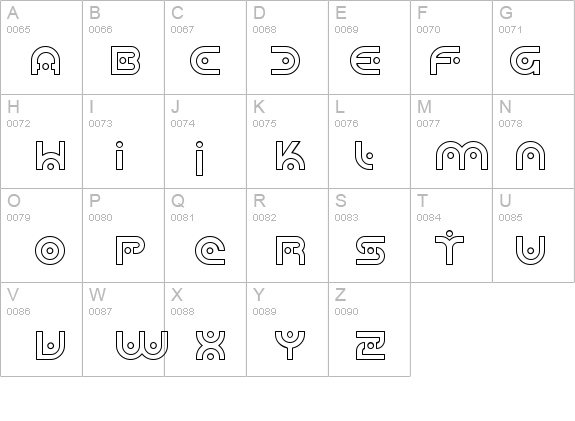 SF Planetary Orbiter Outline details - Free Fonts at FontZone.net