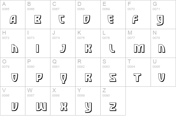 SF Retroesque Shaded details - Free Fonts at FontZone.net