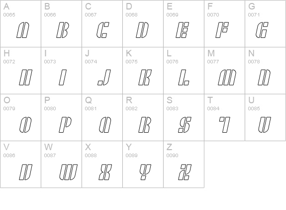 SF RetroSplice SC Outline details - Free Fonts at FontZone.net