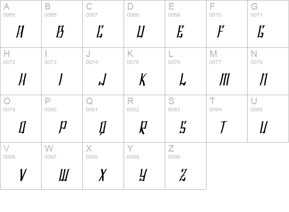 SF Shai Fontai Oblique details - Free Fonts at FontZone.net