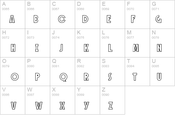 SF Speakeasy Outline details - Free Fonts at FontZone.net