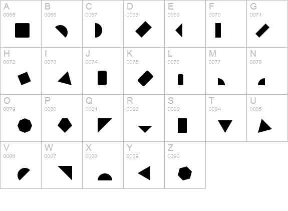 Shape Blocks Solid details - Free Fonts at FontZone.net