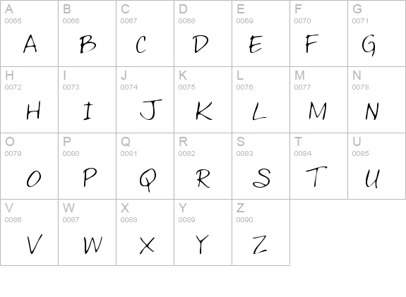 SherylsHand Regular details - Free Fonts at FontZone.net