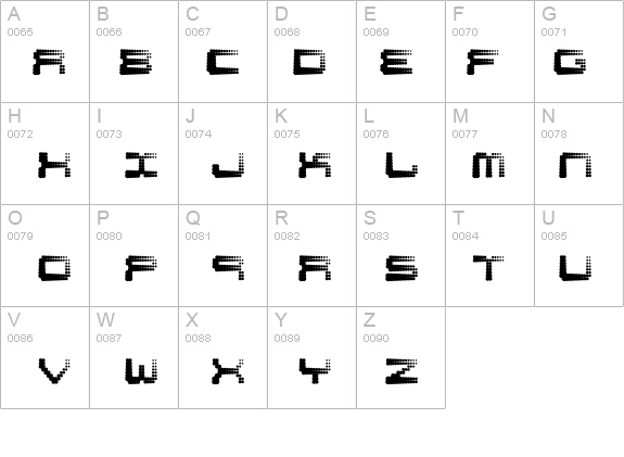 Shift details - Free Fonts at FontZone.net