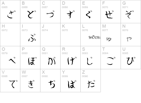 Shorai details - Free Fonts at FontZone.net