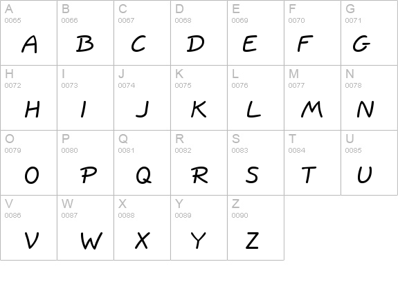 Short Hand Normal details - Free Fonts at FontZone.net