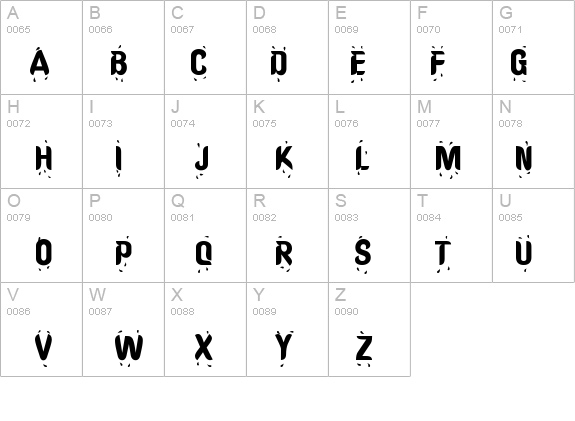 Shower details - Free Fonts at FontZone.net