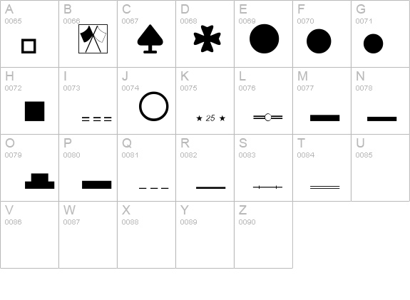 SIGN&SYMBOLS-Thin details - Free Fonts at FontZone.net