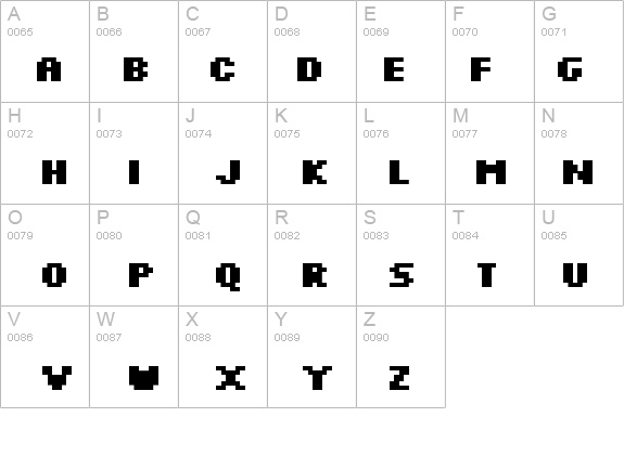 Silkscreen Bold details - Free Fonts at FontZone.net