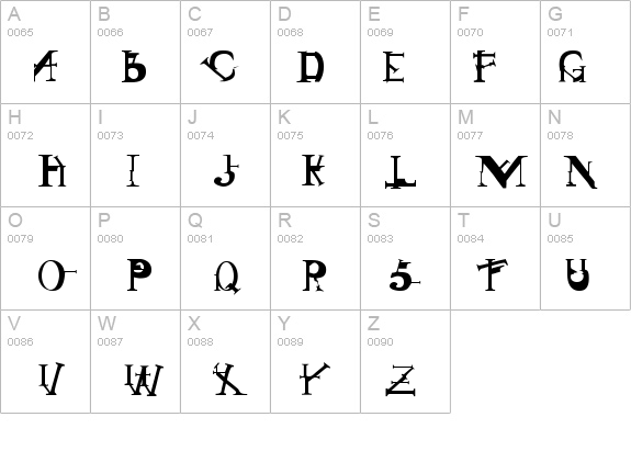 SinGothic details - Free Fonts at FontZone.net