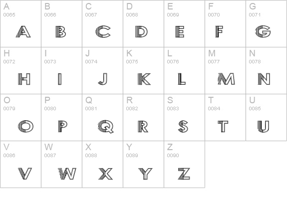 Sliced Iron details - Free Fonts at FontZone.net