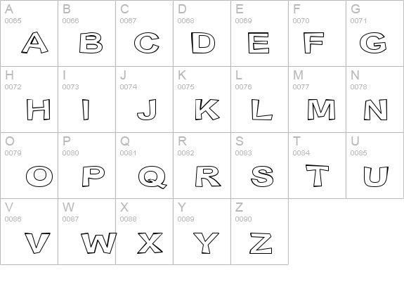 Snott Outline details - Free Fonts at FontZone.net