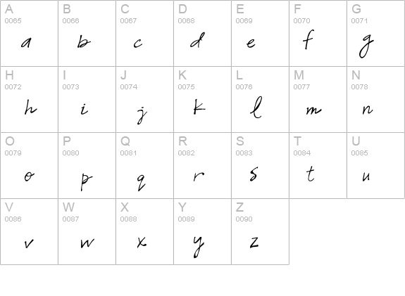 Snowshoe details - Free Fonts at FontZone.net