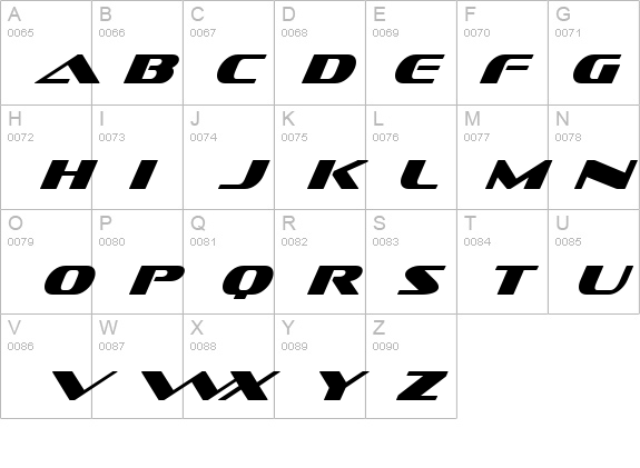 Sofachrome Italic details - Free Fonts at FontZone.net