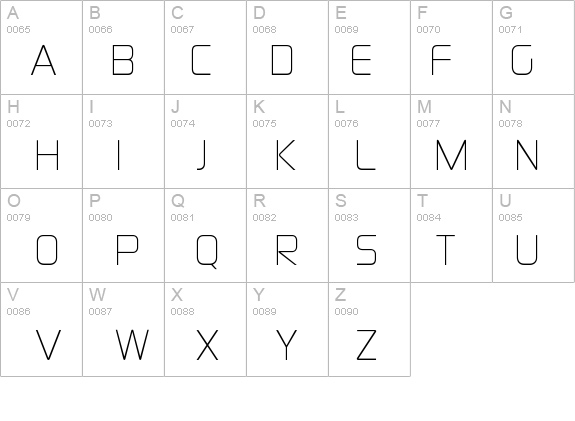 SolThin details - Free Fonts at FontZone.net