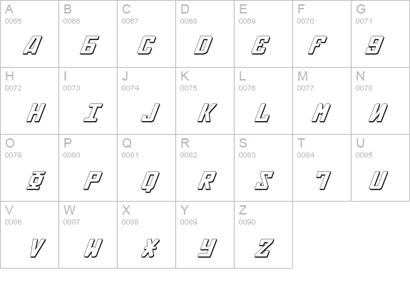 Soviet ExpItal 3D details - Free Fonts at FontZone.net