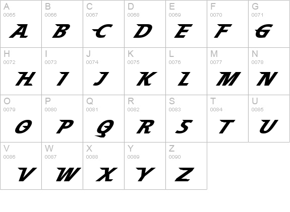 Speedy 12 details - Free Fonts at FontZone.net