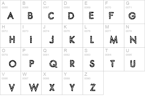 Spike Crumb Swizzle details - Free Fonts at FontZone.net
