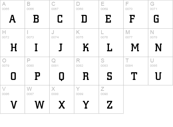 SquareSlab Med details - Free Fonts at FontZone.net