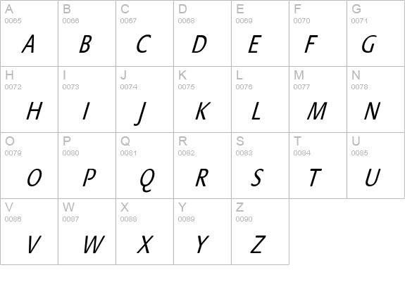 StackCndObl-Nor details - Free Fonts at FontZone.net