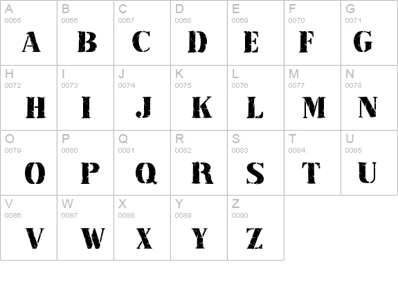 StampFont details - Free Fonts at FontZone.net