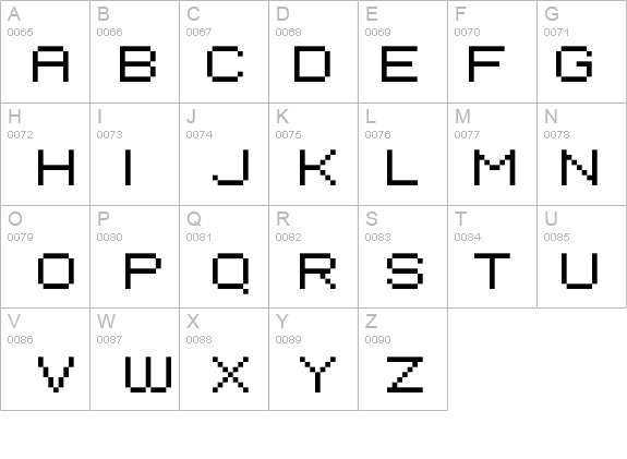 standard 07_52 details - Free Fonts at FontZone.net