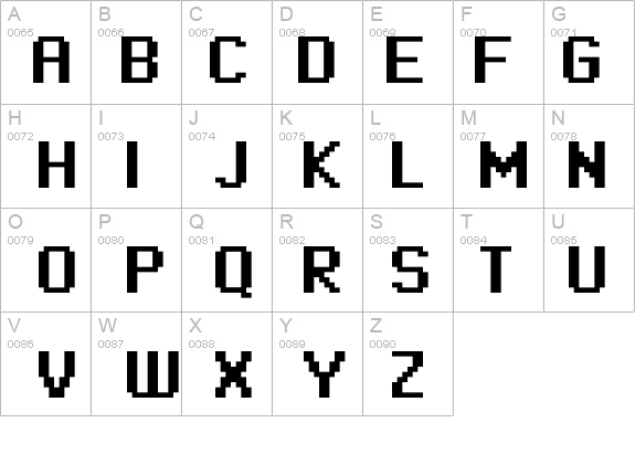 standard 09_66 details - Free Fonts at FontZone.net
