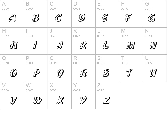 Standout Regular details - Free Fonts at FontZone.net