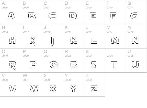 Star Jedi Hollow details - Free Fonts at FontZone.net