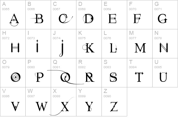 Starstruck details - Free Fonts at FontZone.net