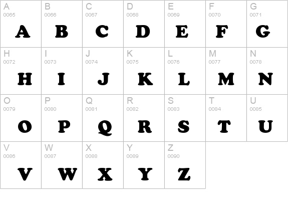 Stave Heavy details - Free Fonts at FontZone.net