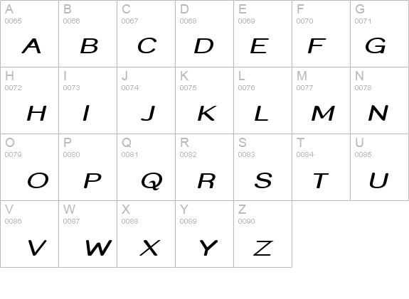 Street - Compressed Italic details - Free Fonts at FontZone.net